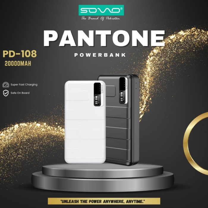 SOVO PD-108 20000mAh Power Bank