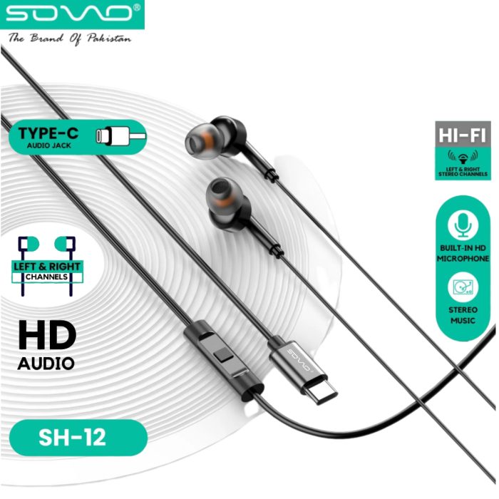 SOVO SH-12 Type C Handsfree