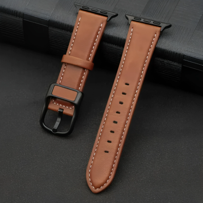 Leather Straps Camel Brown