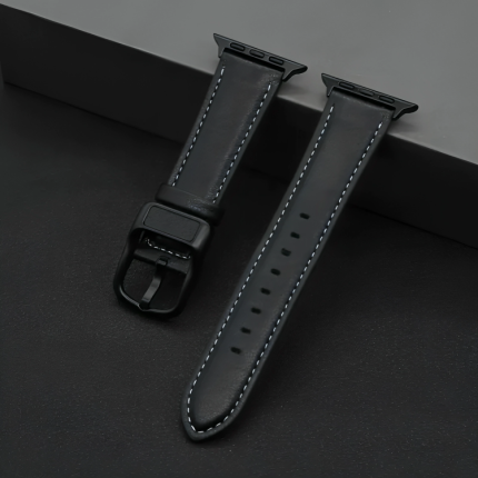 Leather Straps Black