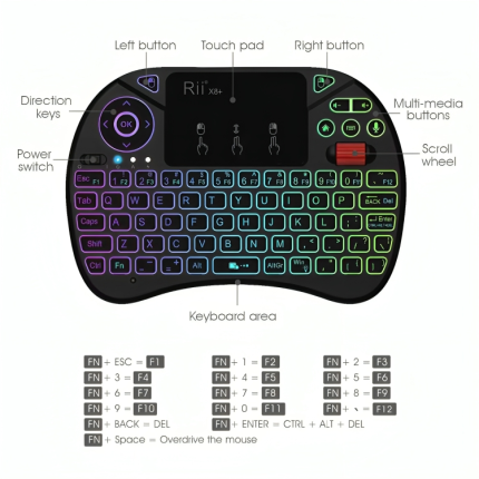 Portable Mini Wireless Keyboard