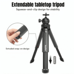 Neepho NP-999 Compact Portable Tripod Stand with Universal Mobile Holder for Smartphones - Image 4