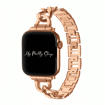 Plain Python Chain Strap for Smartwatch (42-49mm) - Ladies Strap - Sleek and Durable Design - Image 2