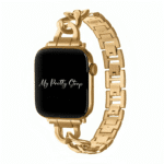 Plain Python Chain Strap for Smartwatch (42-49mm) - Ladies Strap - Sleek and Durable Design - Image 4