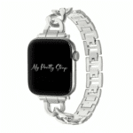 Plain Python Chain Strap for Smartwatch (42-49mm) - Ladies Strap - Sleek and Durable Design