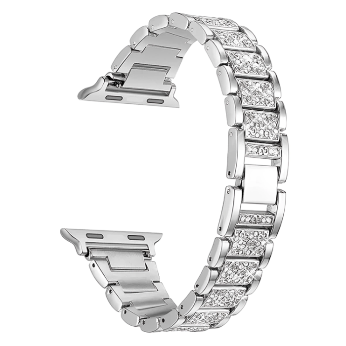 MK Luxe Ladies Chain Strap Silver