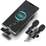 Order K9 Wireless Microphone at the Best Price in Pakistan | Dual K9 Wireless Lavalier Collar Microphone for Type-C and iPhone Devices - Image 4