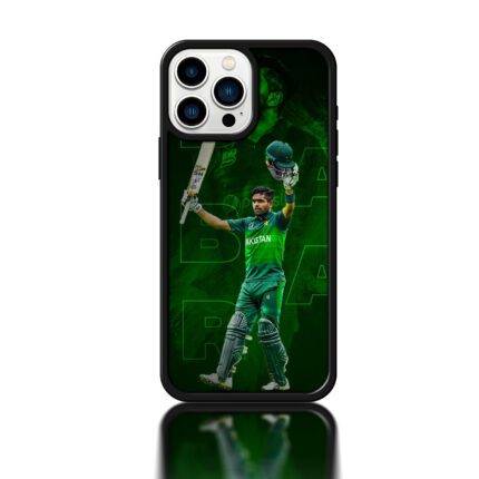 Babar Azam Premium Metal Phone Case – 2025 Edition For Cricket Fans