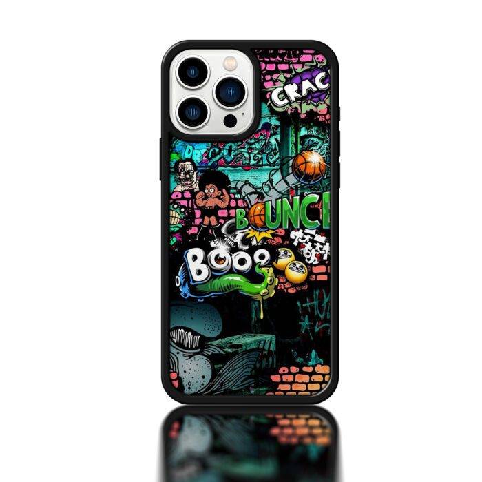 Graffiti Metal Phone Case – Stylish & Durable | 2025 Edition - Image 1