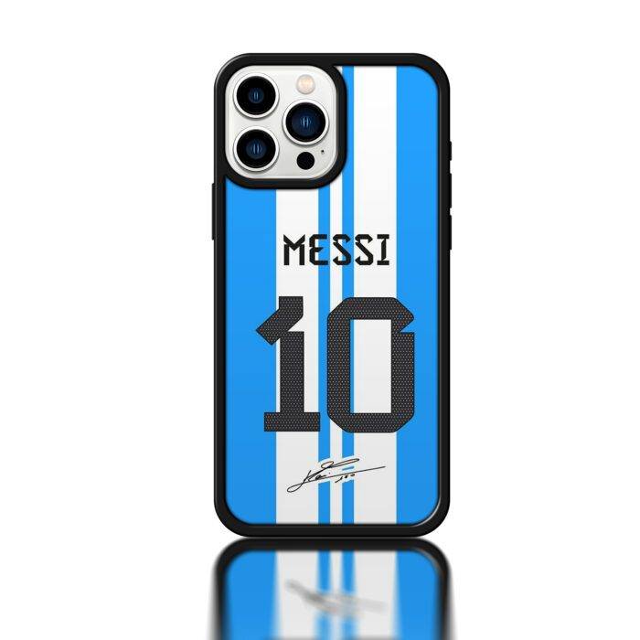 Messi Metal Phone Case – Durable & Shockproof | 2025 Edition - Image 1
