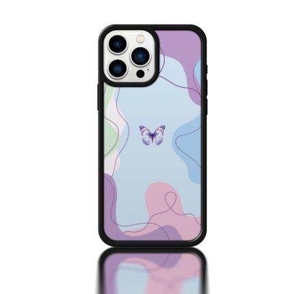 Butterfly Metal Phone Case – 2025 Stylish Shockproof Cover