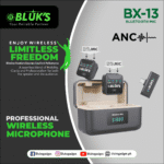 Bluks BX-13 Dual Wireless Microphone With ANC – 2025 Edition - Image 2