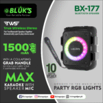 Bluks BX-177 Max Karaoke Bluetooth Speaker with Mic | 2025 Edition - Image 2