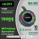 Bluks BX-183 RGB Portable Wireless Bluetooth Speaker | 2025 Edition - Image 2