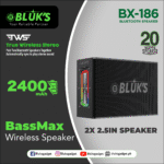 Bluks BX-186 Bass Max Wireless Bluetooth Speaker | 2025 Edition - Image 2