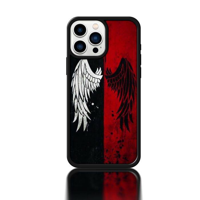 Angel Wings Premium Metal Phone Case | 2025 Edition - Image 1