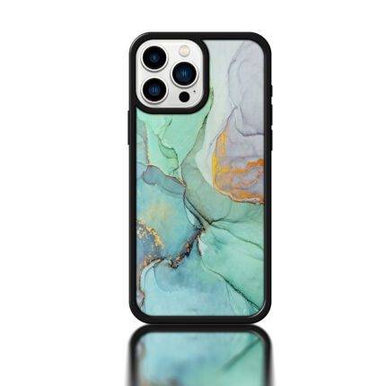 Shockproof Marble Themed Metal Phone Case | 2025 Edition