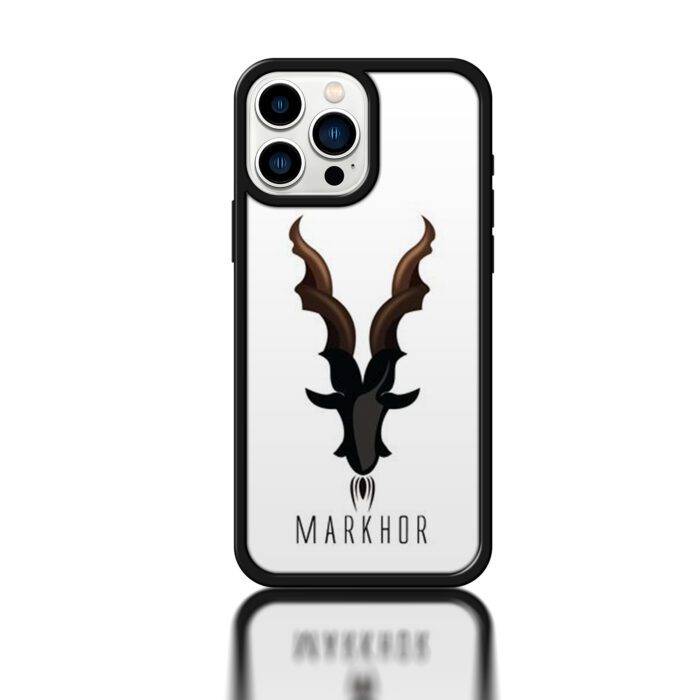 Premium & Durable Markhor Design Metal Phone Case | 2025 Edition - Image 1