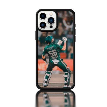 Babar Azam Winning Pose Inspired Metal Phone Case | 2025 Edition