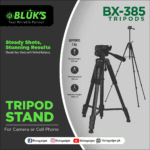 Bluks BX-385 360° Tripod for Camera And Phone – 2025 Edition - Image 2