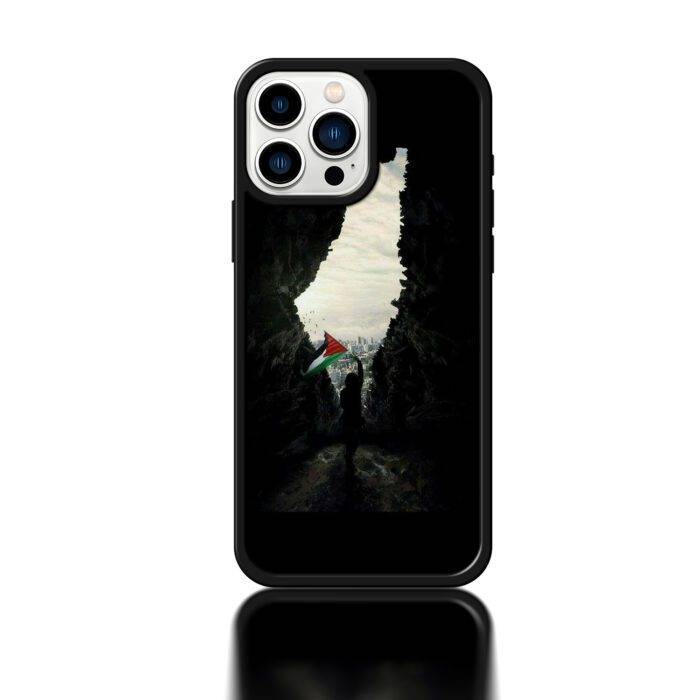 Palestine Flag Phone Case – Premium Metal Design | 2025 Edition - Image 1