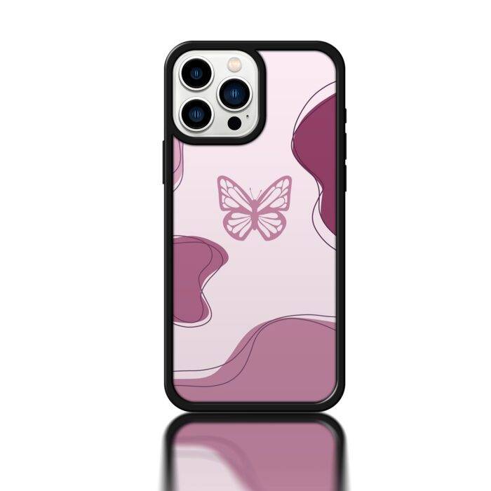 2025 Butterfly Metal Phone Case – Protective Armor Style - Image 1