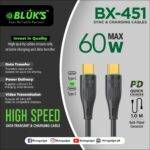 Bluks BX-451 60W Max USB-C to C Charging Cable | 2025 Edition - Image 2