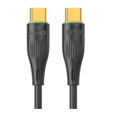 Bluks BX-451 60W Max USB-C to C Charging Cable | 2025 Edition