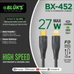Bluks BX-452 USB-C to Lightning Charging Cable 27W – 2025 Edition - Image 2