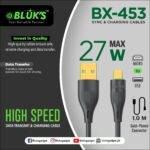 Bluks BX-453 27W USB To Type-C Charging Cable – 2025 Edition - Image 2