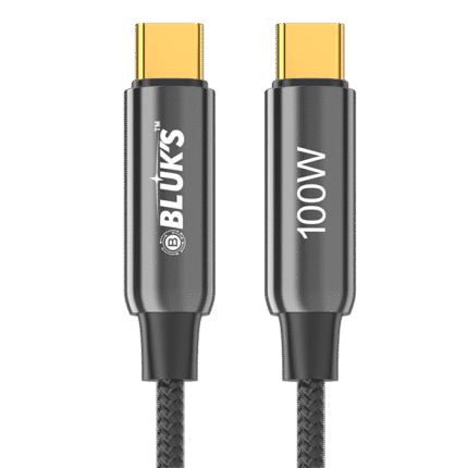 Bluks BX-471 100W USB-C to C Charging Cable – 2025 Edition