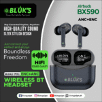 Bluks BX-590 Wireless Earbuds With ANC – 2025 Edition - Image 2