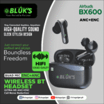 Bluks BX-600 Wireless Earbuds With ANC, HD Mic, And 2.4GHz Dongle - Image 2