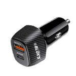 Bluks BX-652 48W Dual Port Fast Car Charger – 2025 Edition