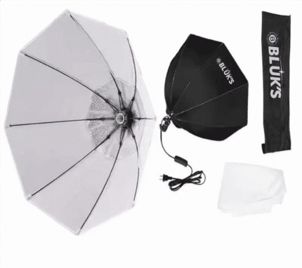 Bluks 70CM Umbrella With 7 Feet Stand – Studio Light Kit 2025 Edition