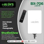 Bluks BX-706 Portable 50W 16-inch LED Ring Light – Studio Lighting - Image 2