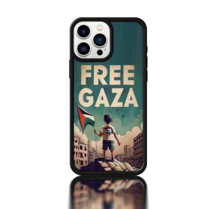 Premium Free Gaza Metal Phone Case – Trendy Phone Cover 2025 Edition