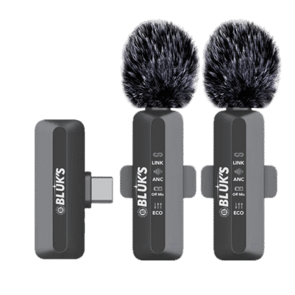 Bluks BX-116 Dual Wireless Bluetooth Microphone – 2025 Edition