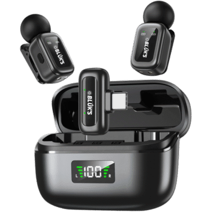 Bluks BX-14 Dual Wireless Microphone With ANC – 2025 Edition