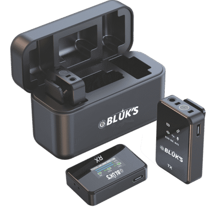 Bluks BX-222 ANC Wireless Microphone With Handheld Stick – 2025 Edition