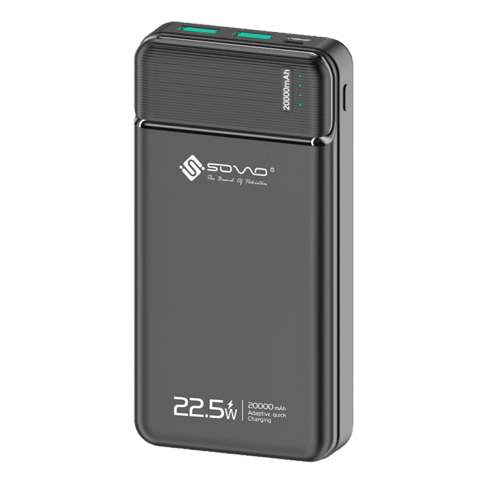 SOVO Master (SPB-626) 20000mAh 22.5W Fast Charging Power Bank | 2025 Edition - Image 1