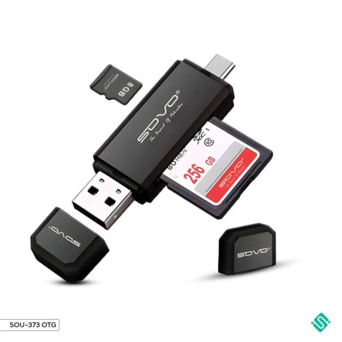 SOVO SOU-373 Click Series Type C OTG Card Reader | 2025	Edition - Image 1