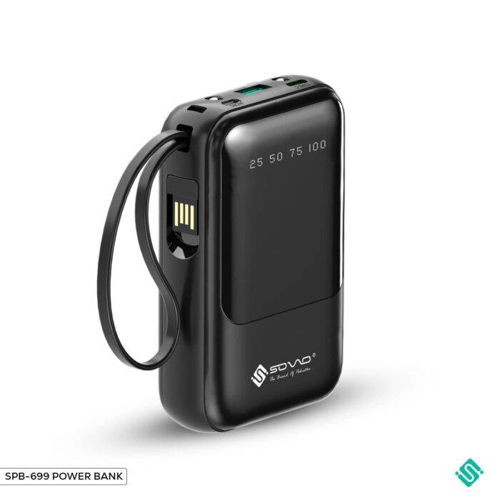 SOVO SPB-699 (7800mAh) Portable Pocket-Size Power Bank | 2025 Edition - Image 2