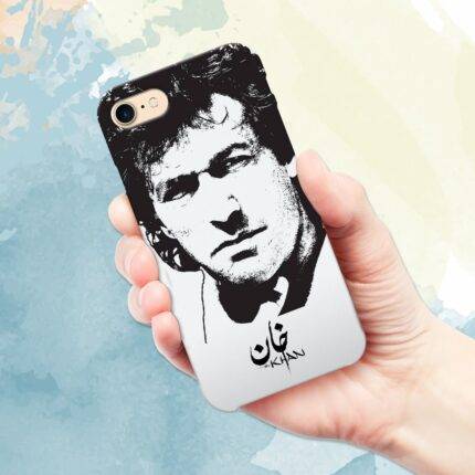 Khan Sketch Style Phone Case | Imran Khan Artistic Black And White Print Mobile Cover