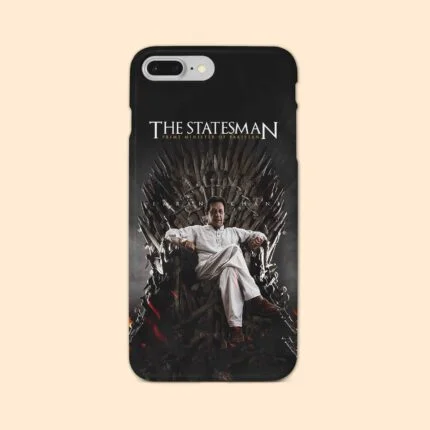 Customized THE STATESMAN Mobile Case with Imran Khan Picture on It