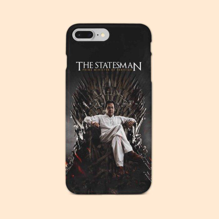 Customized THE STATESMAN Mobile Case with Imran Khan Picture on It
