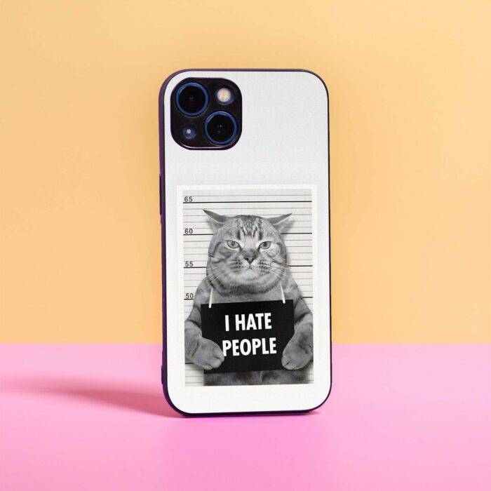 I Hate People! Premium Metal Phone Case | 2025 Edition - Image 1