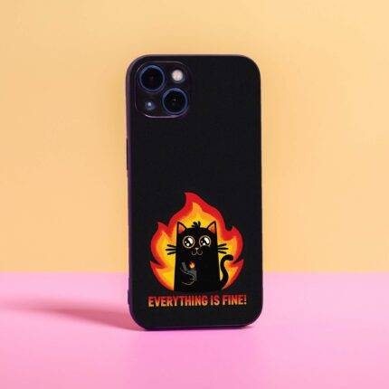 No More Drama – Premium Printed Metal Phone Case | 2025 Edition