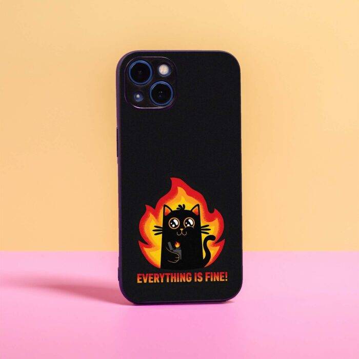 No More Drama – Premium Printed Metal Phone Case | 2025 Edition - Image 1