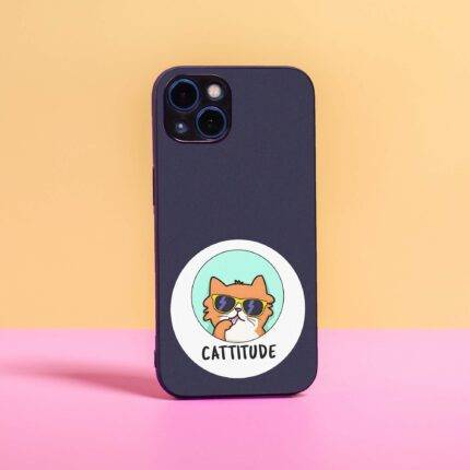 Cattitude Metal Phone Case – Shockproof And Durable | 2025